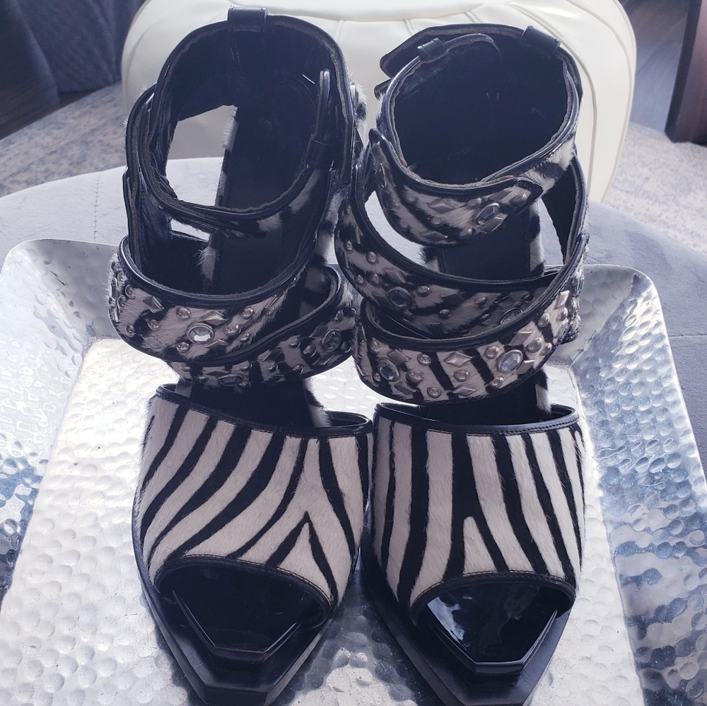 Givenchy Zebra Print Heels